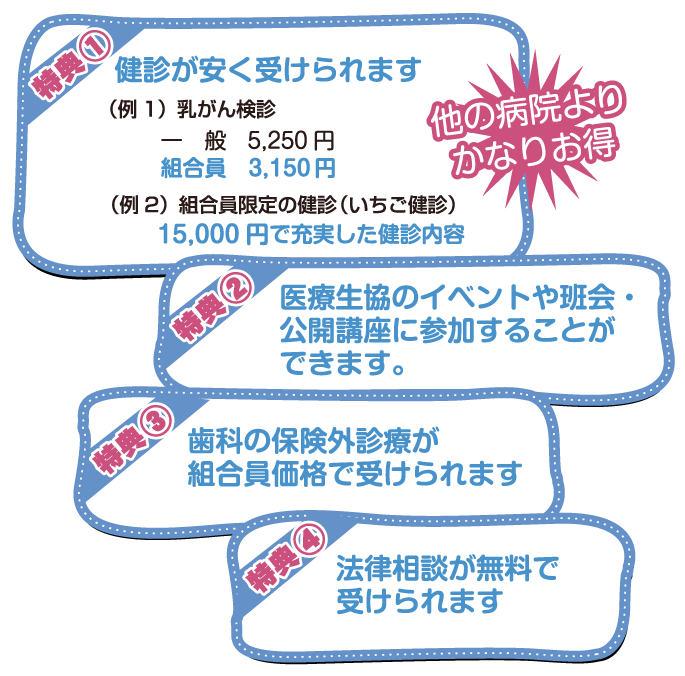 組合員の特典