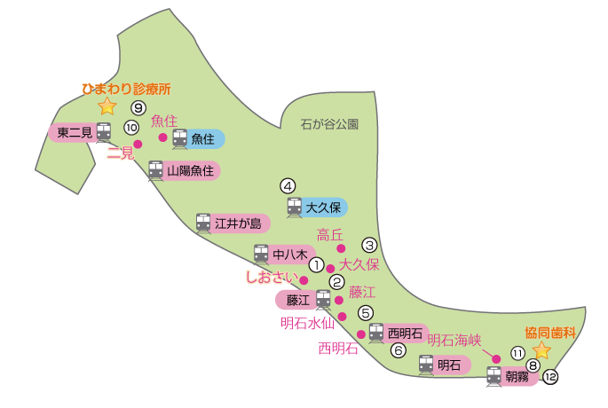 明石 健康づくりMAP
